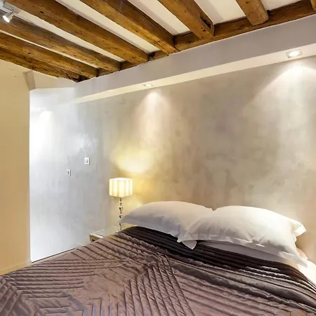 Habitat Parisien - 1Br-1Ba - Duplex Louvre Museum-3